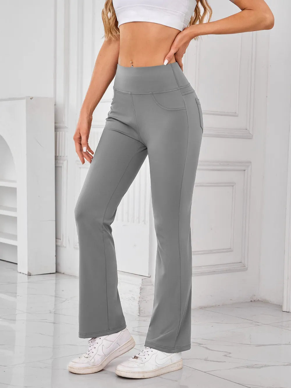 Lovelet High Waist Active Pants with Pockets